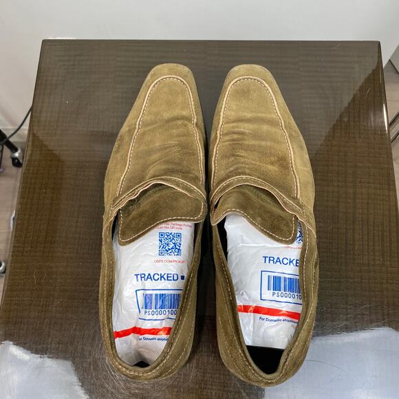 Gucci U Tip  Suede Loafers Men's 11D 141960 Preppy Casual - Picture 5 of 11